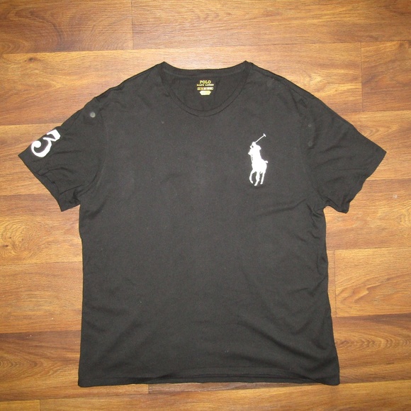Polo Ralph Lauren Other - Polo Ralph Lauren Black T Shirt Big Pony Size XL